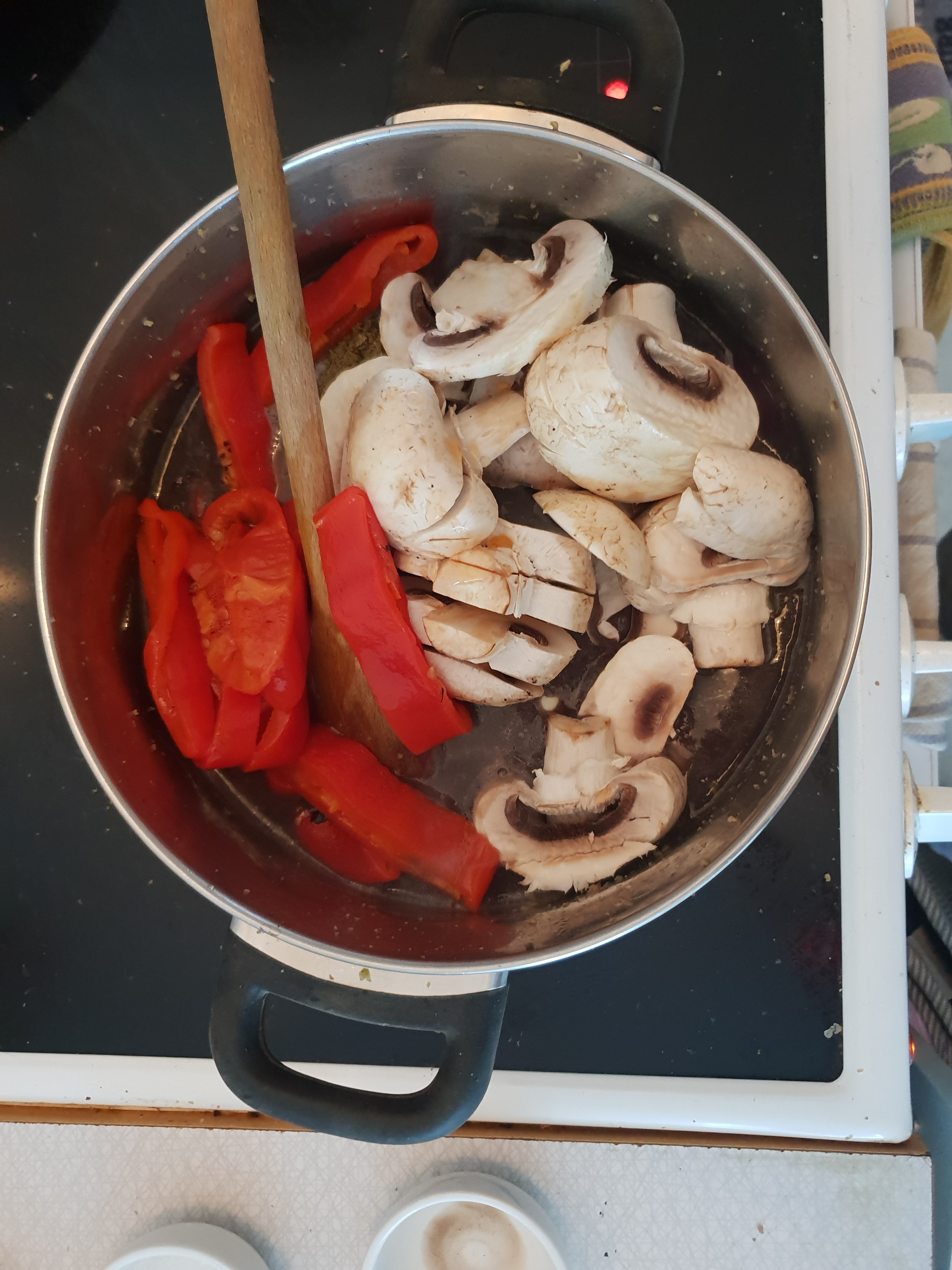 Final ingredients in the stew