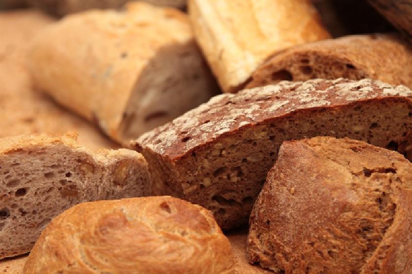 A pile of carb loaded bread