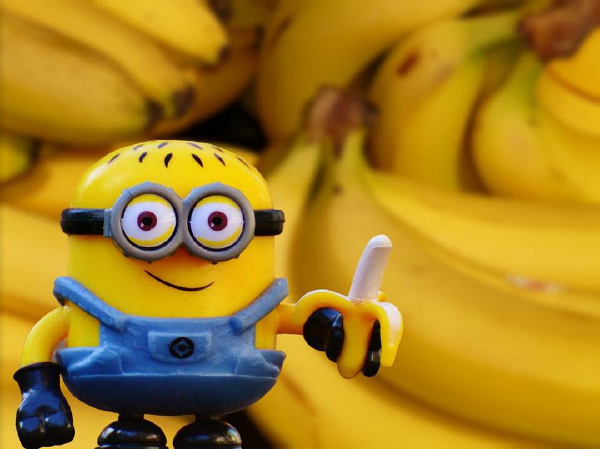 A minion with bananas